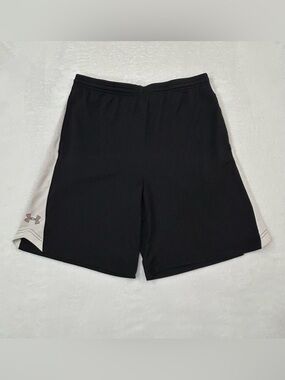 Under Armour Black & White Loose Fit Athletic Basketball Hiking Shorts Men’s M